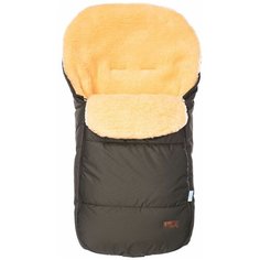 Конверт-мешок Nuovita Vichingo Pesco меховой 90 см хаки