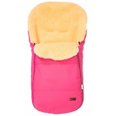 Конверт-мешок Nuovita Vichingo Pesco меховой 90 см розовый