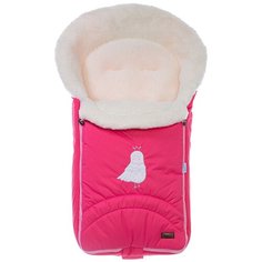 Конверт-мешок Nuovita Tundra Bianco меховой 90 см розовый