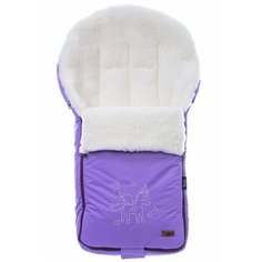 Конверт-мешок Nuovita Islanda Bianco меховой 90 см фиолетовый