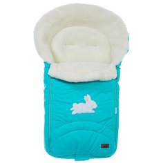 Конверт-мешок Nuovita Tundra Bianco меховой 90 см голубой