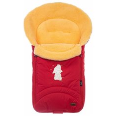Конверт-мешок Nuovita Tundra Pesco меховой 90 см красный