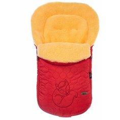 Конверт-мешок Nuovita Polare Pesco меховой 90 см красный