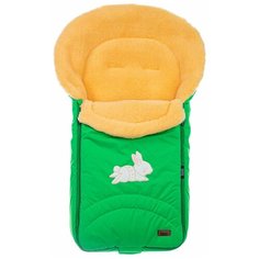 Конверт-мешок Nuovita Tundra Pesco меховой 90 см изумрудный