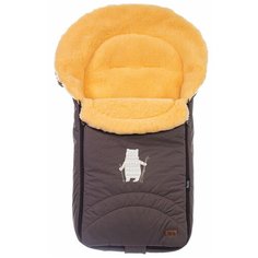 Конверт-мешок Nuovita Tundra Pesco меховой 90 см шоколад