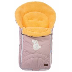Конверт-мешок Nuovita Tundra Pesco меховой 90 см пудровый