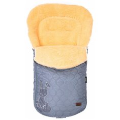 Конверт-мешок Nuovita Polare Pesco меховой 90 см серый
