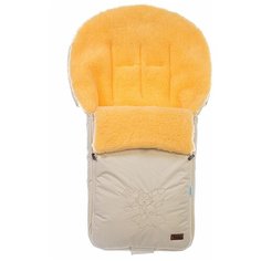 Конверт-мешок Nuovita Islanda Pesco меховой 90 см кремовый