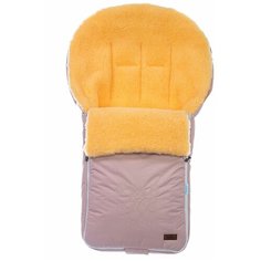 Конверт-мешок Nuovita Islanda Pesco меховой 90 см пудровый