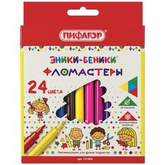 Пифагор Набор фломастеров Эники-Беники, 24 шт. (151403)