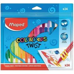 Maped Мелки восковые Colorpeps Twist (860624) 24 шт