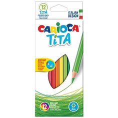 Carioca Карандаши цветные Tita 12 цветов (42793)