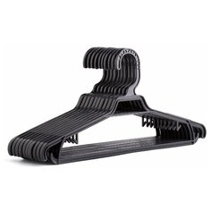 Вешалка Plaston усиленная набор №3 10 шт черный