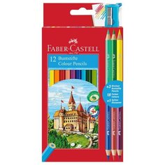 Faber-Castell Карандаши цветные 12+3 цвета (110312)