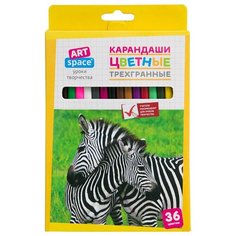 ArtSpace Карандаши цветные Животный мир 36 цветов (245927)
