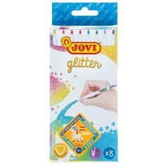 JOVI Фломастеры с блестками Glitter, 8 шт. (1608G)