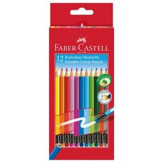 Faber-Castell Карандаши цветные стираемые, 12 цветов (116612)