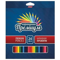 Hatber цветные карандаши Премиум, 24 цвета (BKc_24840)