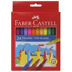 Faber-Castell Набор фломастеров Замок, 24 шт. (554224) разноцветный