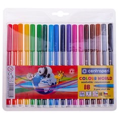 Centropen Набор фломастеров Colour World, 18 шт. (7550/18 TP)