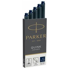 Картридж для перьевой ручки PARKER Quink Z11 Washable (5 шт.) черный/синий
