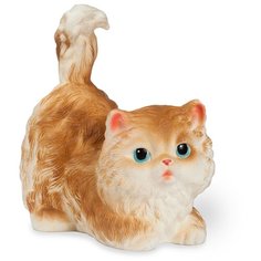 Игрушка для ванной ОГОНЁК Кошечка Чилита (С-726) белый/коричневый