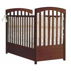 Кроватка Feretti Sauvage FMS (классическая), продольный маятник темный орех