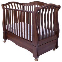 Кроватка Feretti Royal FMS (качалка), продольный маятник noce