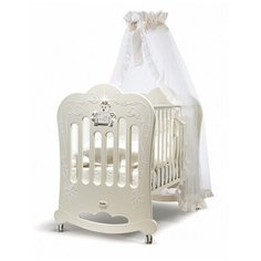 Кроватка Feretti Majesty Brillante (качалка), на полозьях слоновая кость