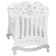 Кроватка Feretti Etoile DArgent (качалка), на полозьях белый