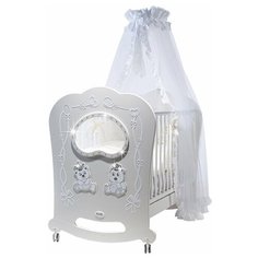 Кроватка Feretti Majesty Brillante (качалка), на полозьях белый