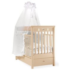 Кроватка Feretti Elite FMS (классическая), продольный маятник слоновая кость