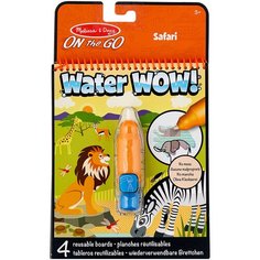 Melissa & Doug Водная раскраска Water Wow! Сафари (9441)
