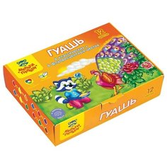 Мульти-Пульти гуашь Приключения Енота 12 цветов х 20 мл (ГК_19324)