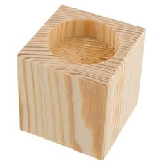 Mr. Carving Заготовка для декорирования Подсвечник малый ПР-37 бежевый