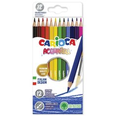 Carioca набор цветных карандашей Acquarell 12 цветов (42857)