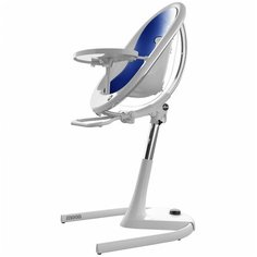 Стульчик для кормления Mima Moon 2G, white/royal blue