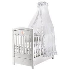 Кроватка Feretti Enchant FMS (классическая), продольный маятник белый