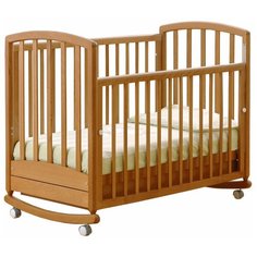 Кроватка Гандылян Дашенька К2001-02(12) (качалка), на полозьях вишня