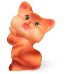Игрушка для ванной ОГОНЁК Кошка Матрешка (С-536) коричневый