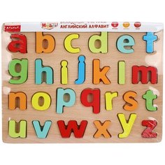 Рамка-вкладыш Mapacha Английский алфавит (76762), 26 дет.