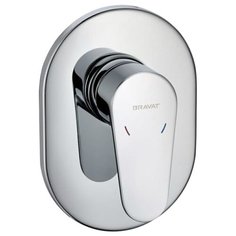 Смеситель для душа Bravat Eler FB848238CP однорычажный встраиваемый