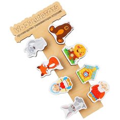 Woodland Прищепки для декорирования Колобок (8 шт.) разноцветный