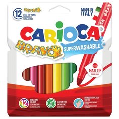 Carioca Фломастеры "Bravo" 12 шт. (42755)