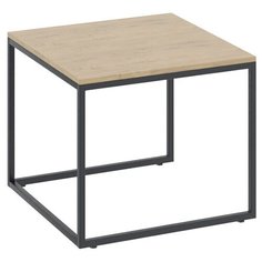 Столик журнальный ТриЯ Лофт тип 1, ДхШ: 60 х 60 см, Черный/Бунратти Triya