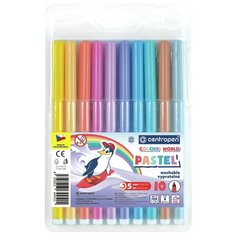 Centropen Набор фломастеров Colour World Pastel, 10 шт. (7550/10TP)