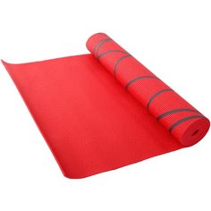 Коврик Larsen PVC с принтом, 173х61х0.5 см красный узор