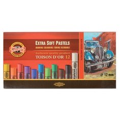 KOH-I-NOOR Пастель сухая Toison dor Extra Soft 12 цветов