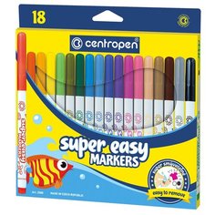 Centropen Набор фломастеров Super Easy, 18 шт. (2580)