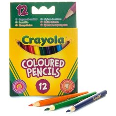 Crayola Цветные карандаши короткие 12 цветов 4112